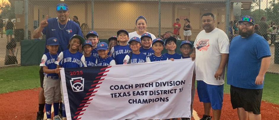 2025 District 15 Tournament Champions- Coach Pitch Division
